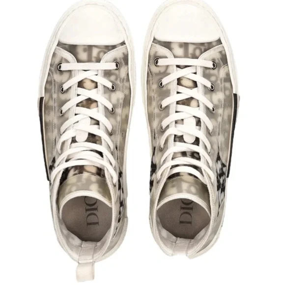 ❤️CHRISTIAN DIOR Size 42EU/10US B23 High Dior Oblique High Top Sneakers - Picture 7 of 11